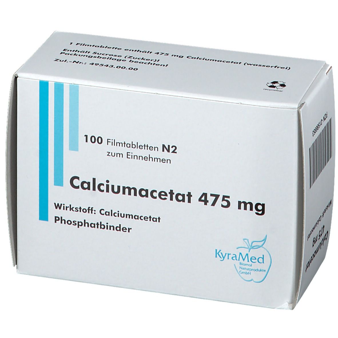 Calciumacetat 475 mg Filmtabletten