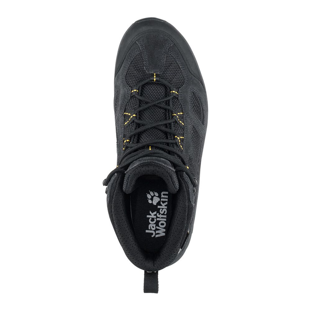 Jack Wolfskin VOJO 3 TEXAPORE MID - Chaussures randonné Homme black