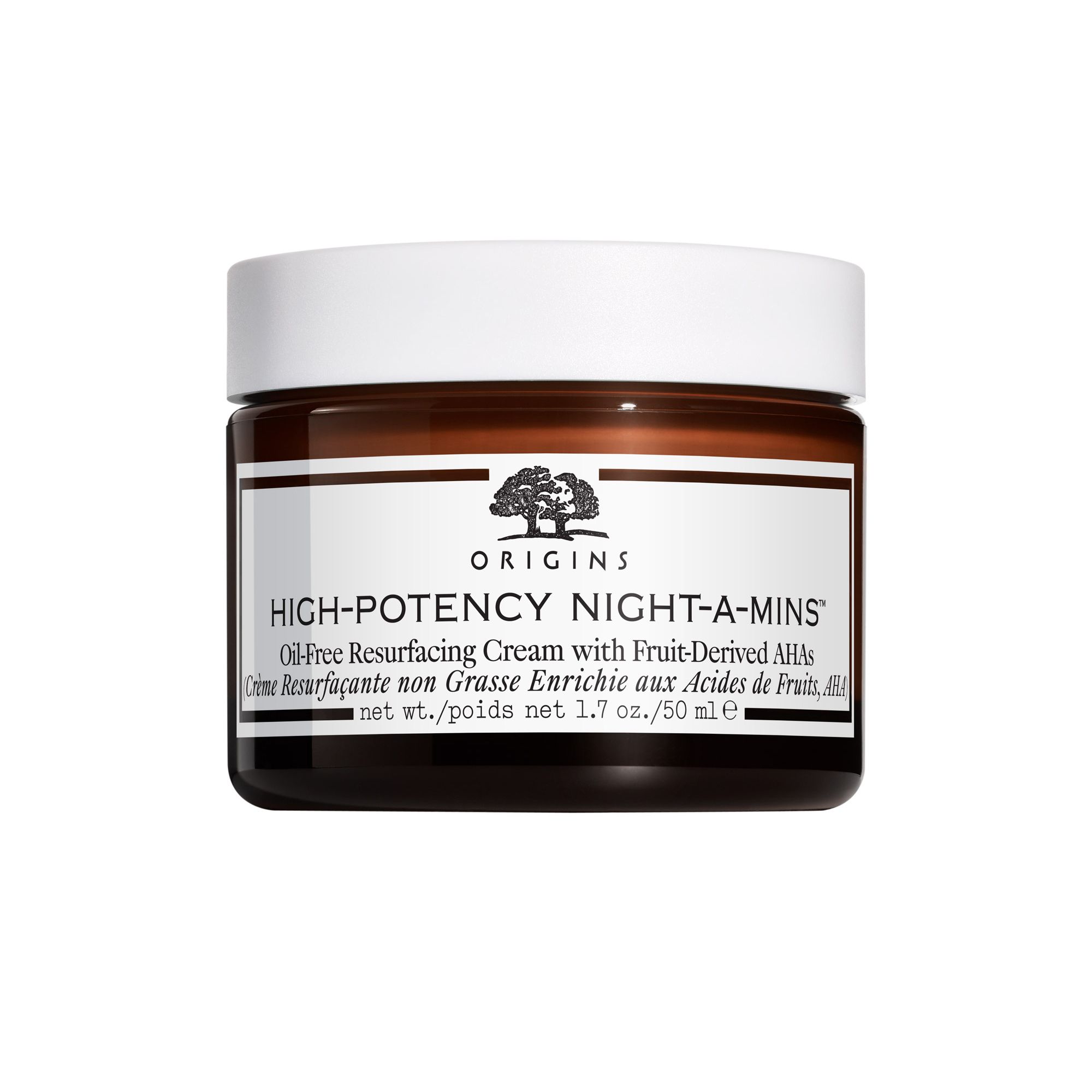 ORIGINS High Potency Night-A-Mins™ Oil-Free Resurfacing Cream With Fruit-Derived AHAs Feuchtigkeitsspendende Creme + GinZing™ SPF40 Energy-Boosting Tinted Moisturizer 15ml GRATIS