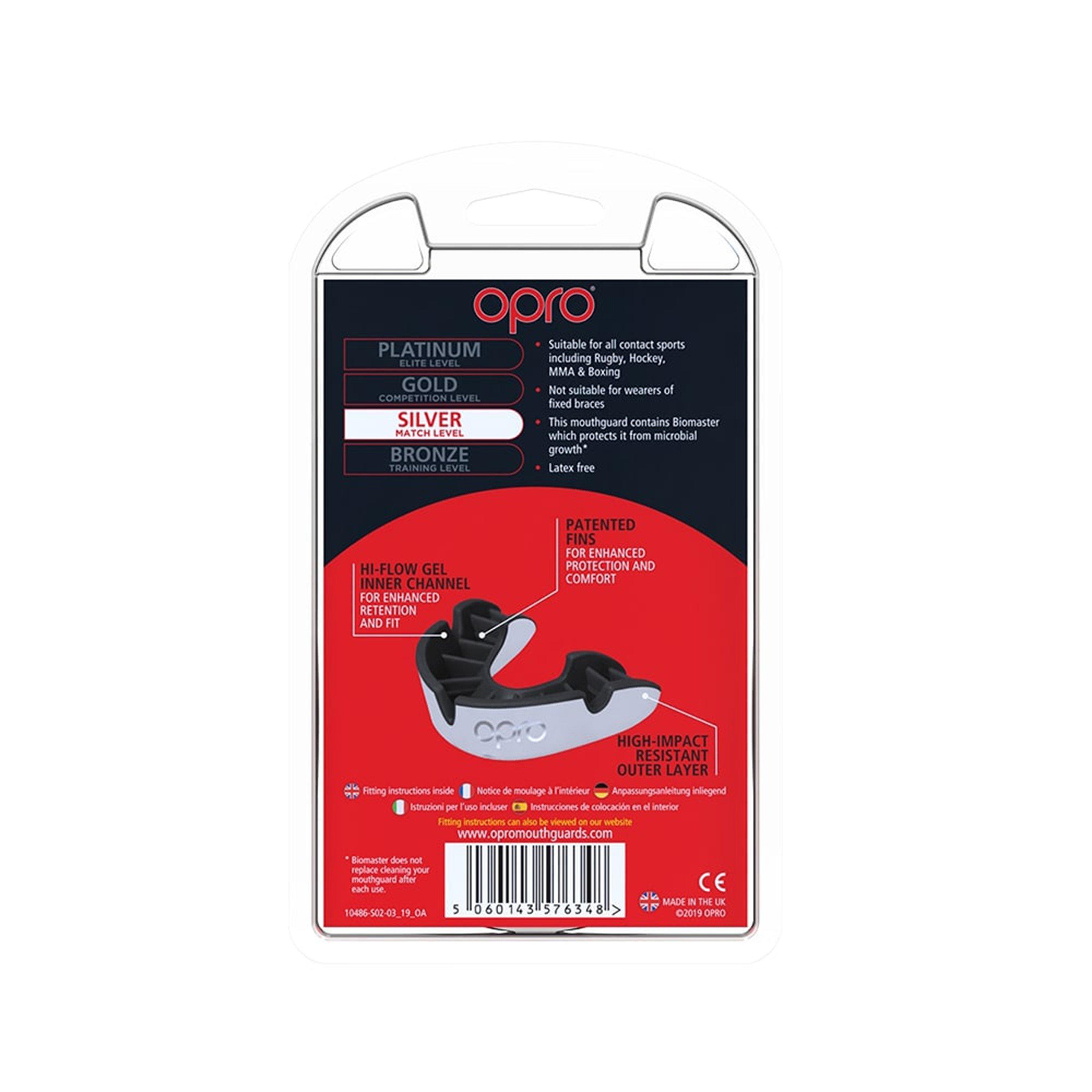 Opro Silver Mouth Guard Juniors