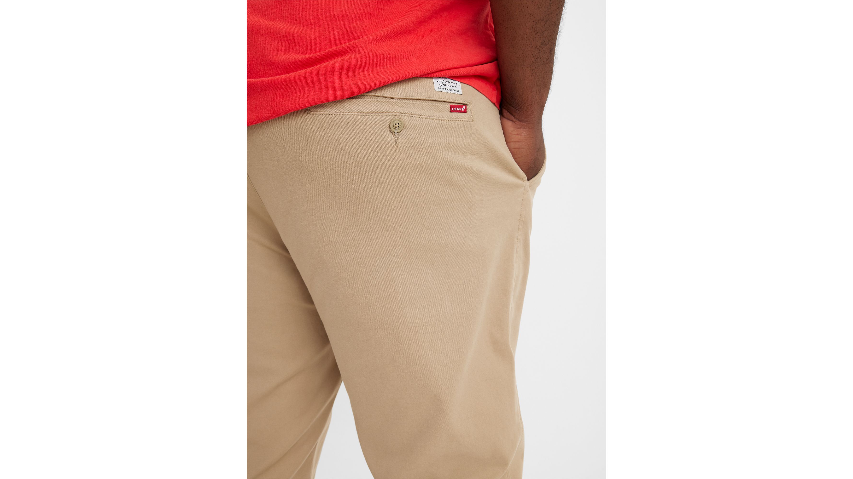 Pantalon fuselé XX Chino EZ (grandes tailles) - Shady - Neutral