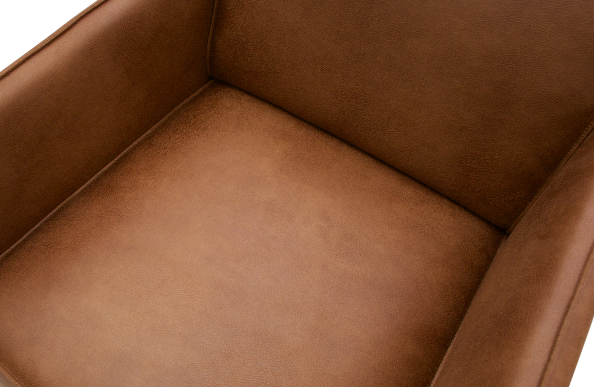 Fauteuil Statement eco leer - Cognac