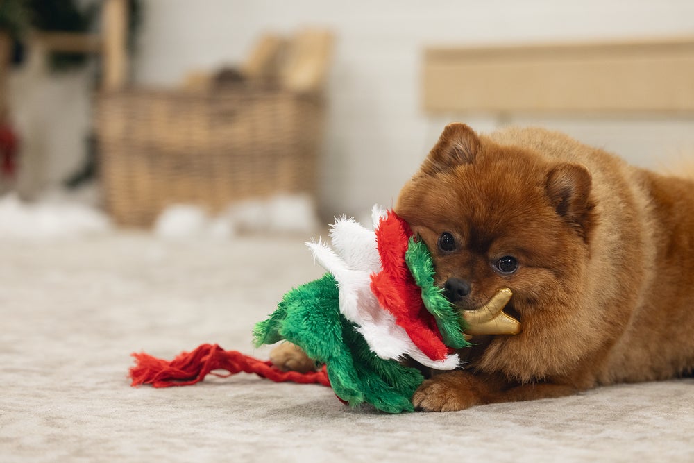 Beeztees hondenspeelgoed kerstboom 30 x 20 x 15 cm