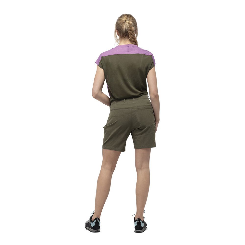 Norrona BITIHORN WOOL - Tee-shirt Femme violet tulle