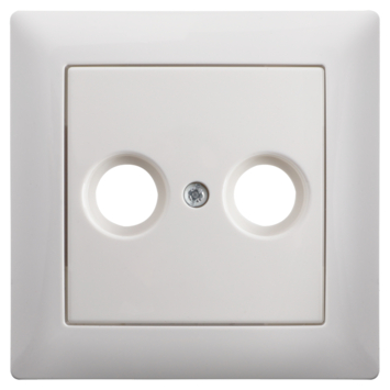 Busch-Jaeger Balance SI Centraalplaat Radio/TV Wit