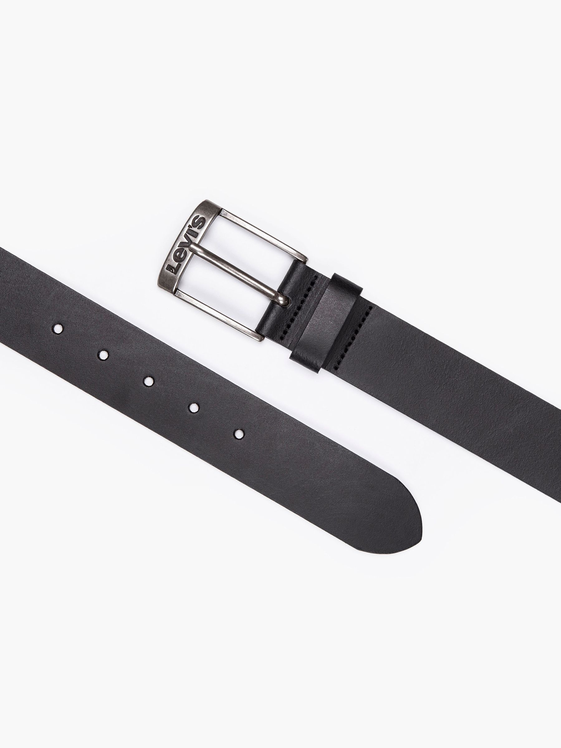 Zwart - Levi's® leren Duncan riem