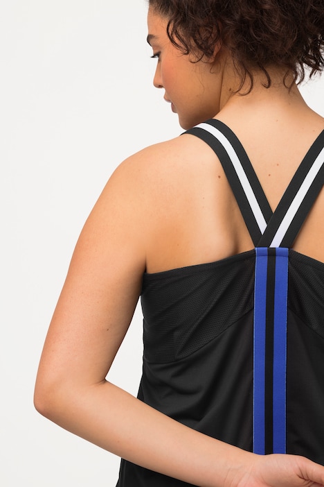 Funktions-Top, Racerback, Slim, ärmellos, recycelt