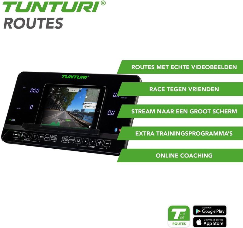 Tunturi - Signature T20 - Loopband - Zwart - Stille Motor - 47 Programma's