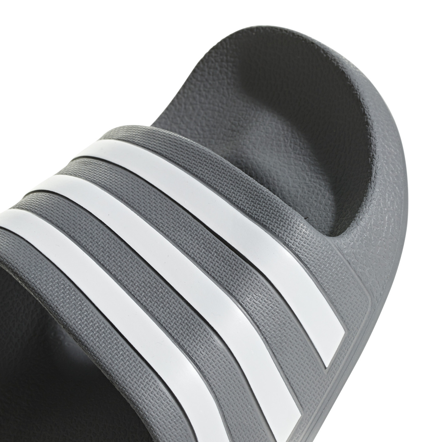 Adidas Adilette Aqua Slippers Donkergrijs Wit