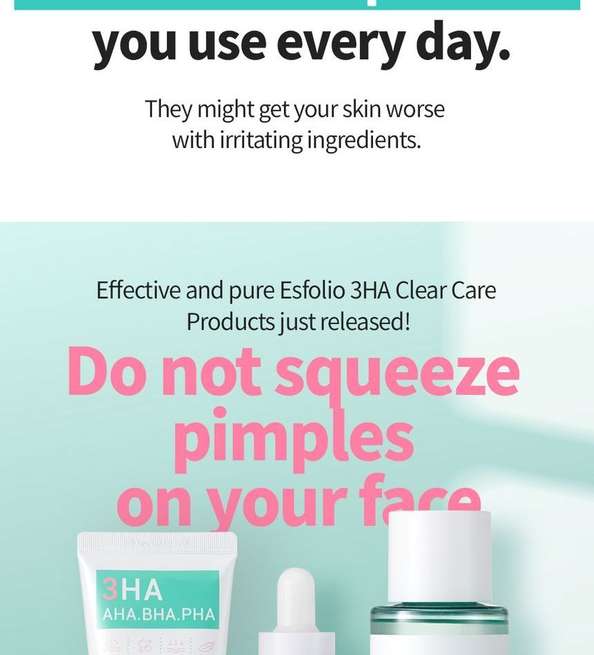 esfolio - 3HA Clear Cleansing Foam