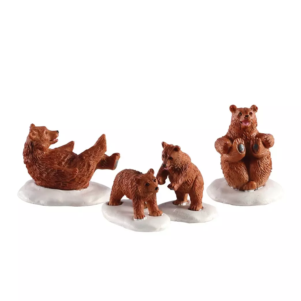 Animaux Lemax Famille d'ours