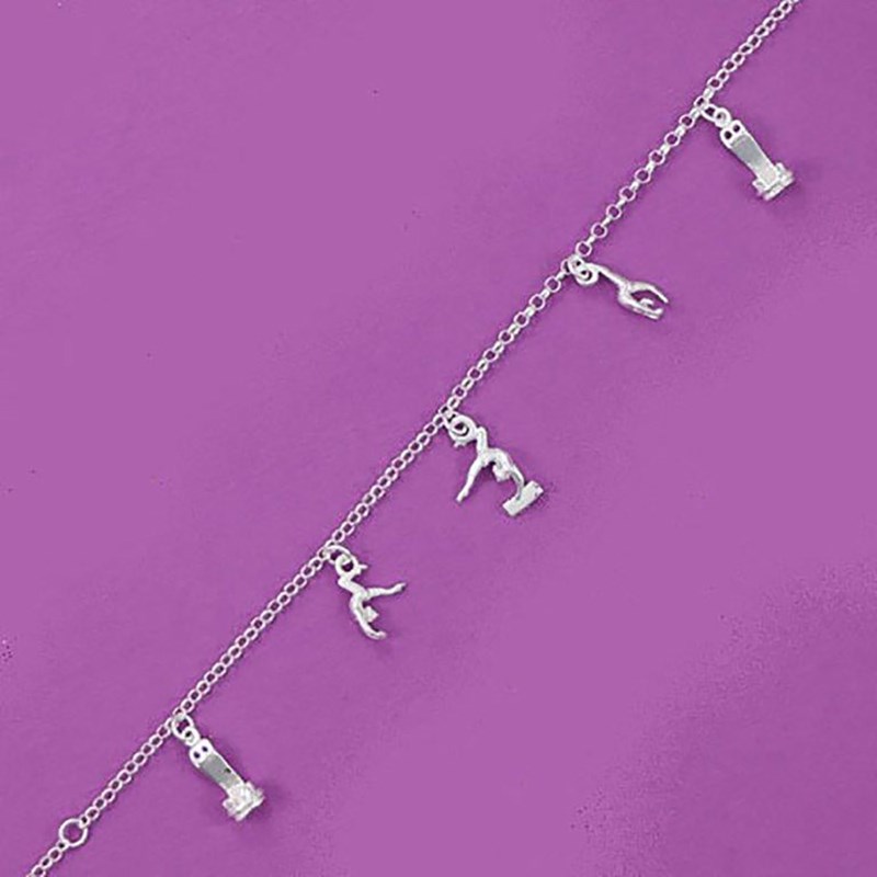 Bracelet GAF gymnastique artistique - Argent massif