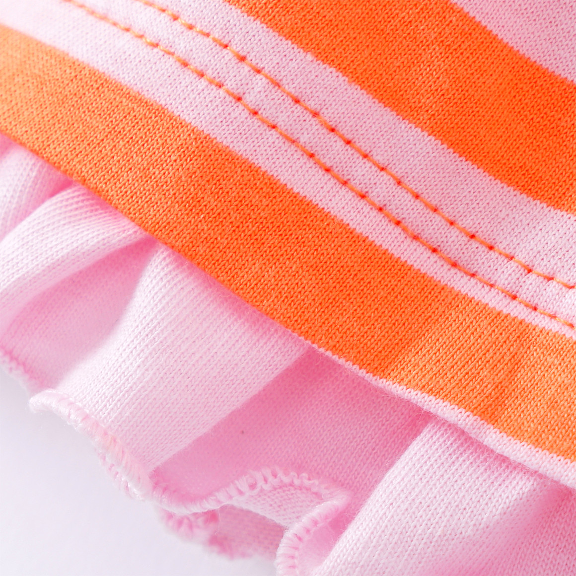 Topomini Baby Shorty mit Delfin-Print rosa / orange