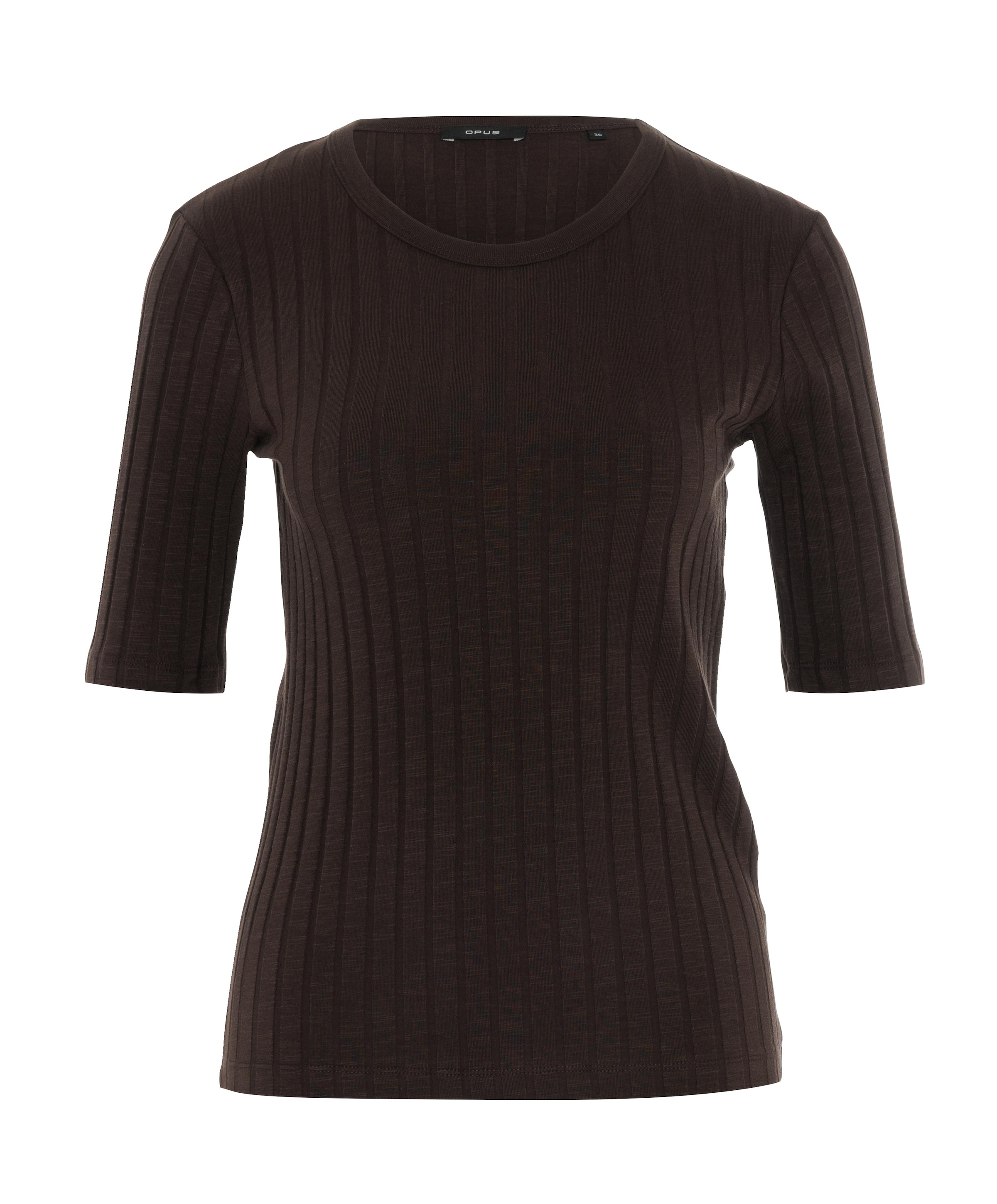 OPUS Dames T-shirt bruin