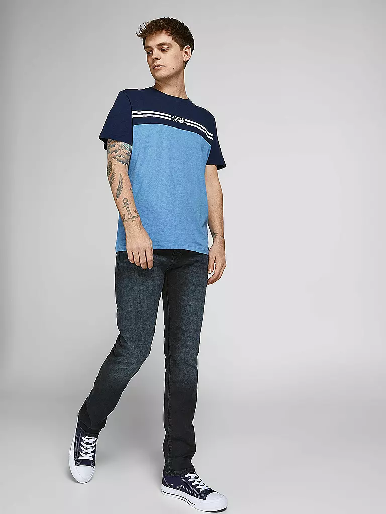 JACK & JONES Jeans Slim Fit JJIGLENN  blau