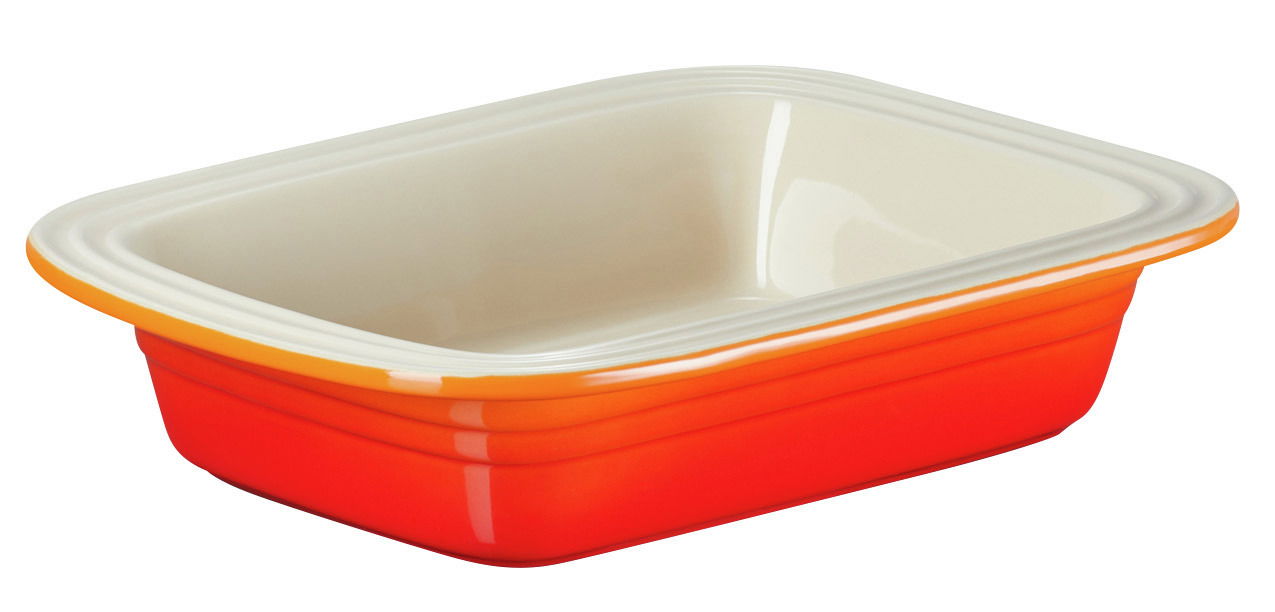 LE CREUSET Lasagneform 31cm Ofenrot