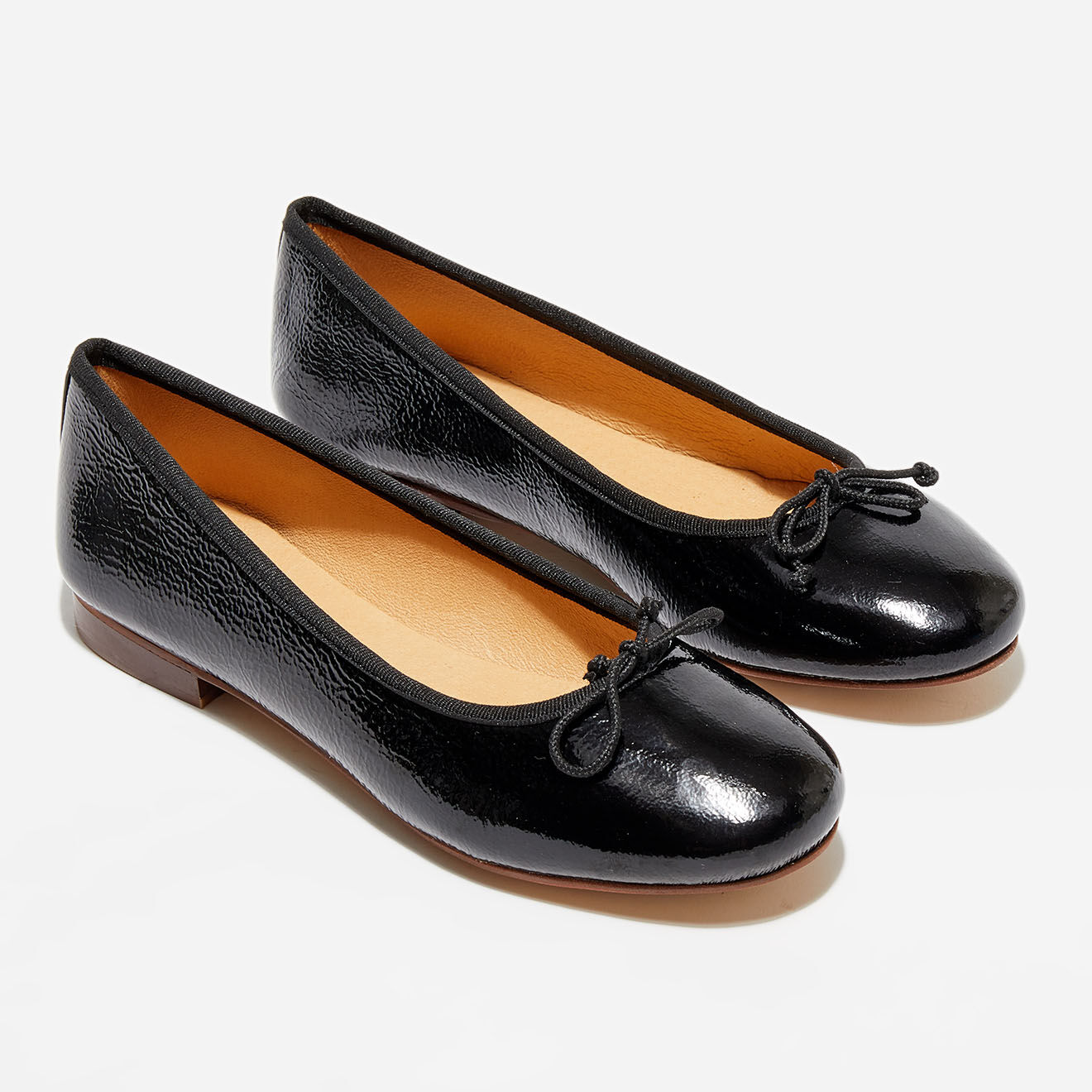 Quartier Latin Ballerines en Cuir verni Jeanne noires