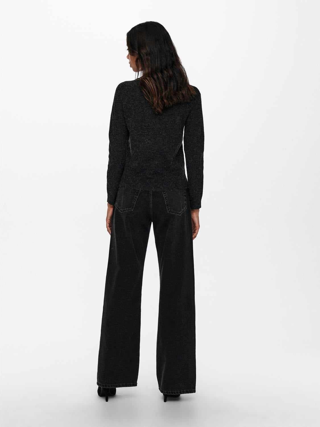 ONLRICA Strickpullover Black