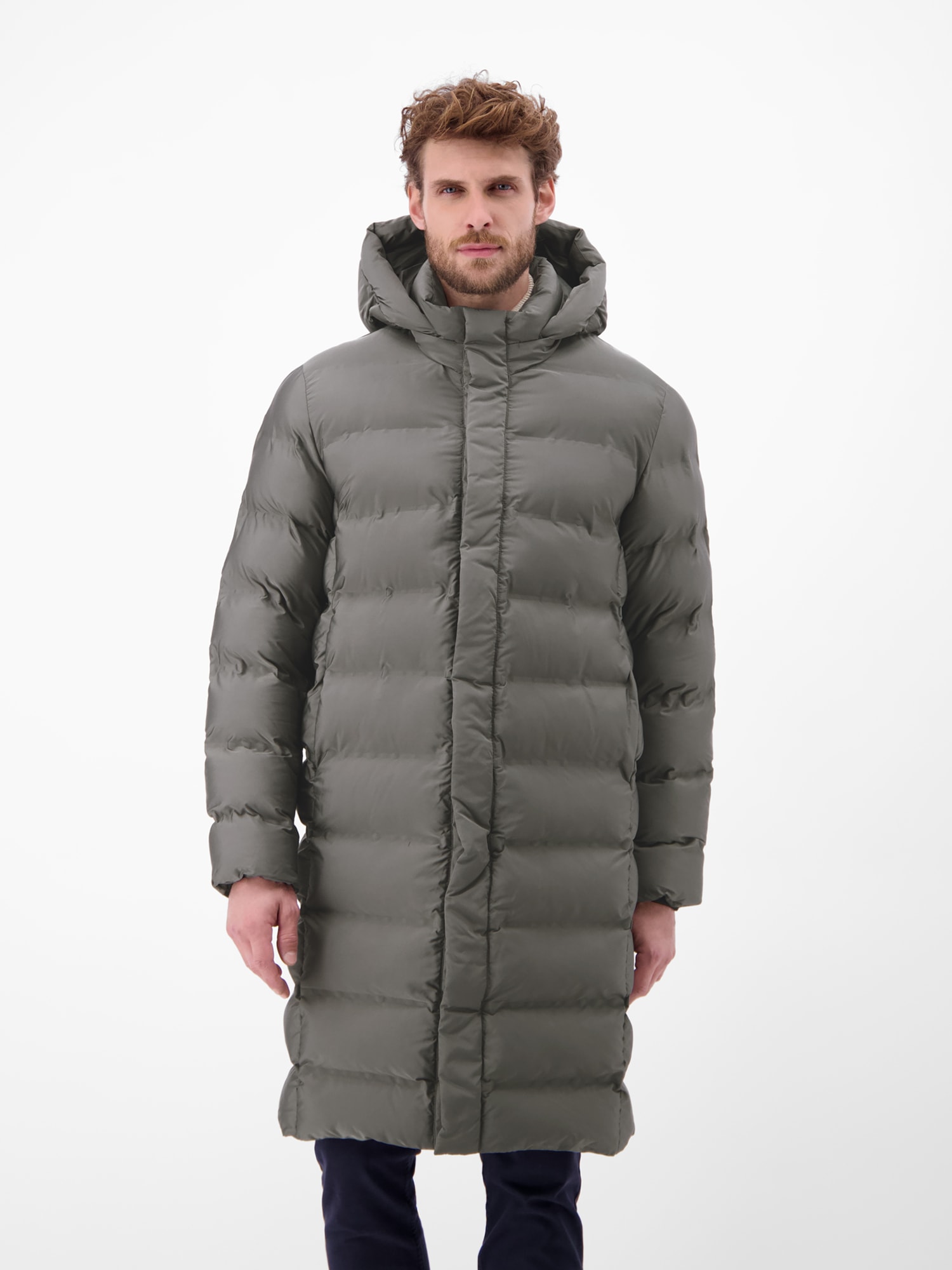 LERROS Wintermantel »LERROS Herren Stepp-Parka mit abnehmbarer Kapuze«, Keine Angabe