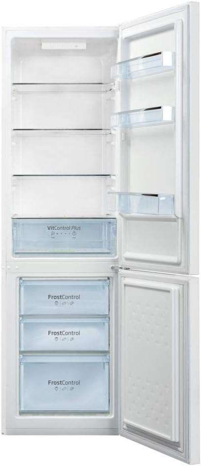Amica KGCL 387 150 W Kühl-Gefrierkombination / 176cm (H) x 54cm (B) x 55cm (T) / FrostControl im Gefrierbereich/VitControlPlus Schublade/Superkühlfunktion/LED-Display