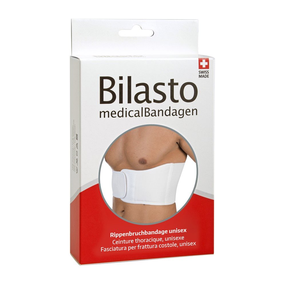 BILASTO Rippenbruchbandage XL weiss Unisex 1 Stk