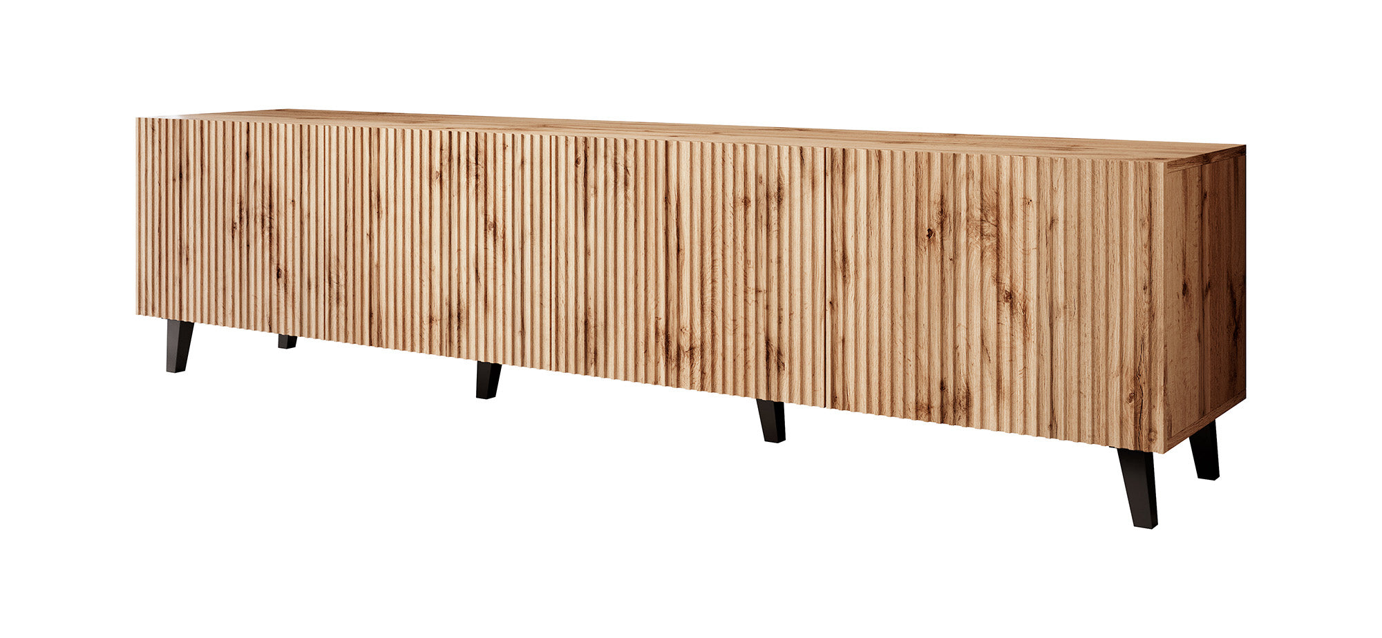 Meubella - TV-Meubel Vintar - Eiken - 200 cm