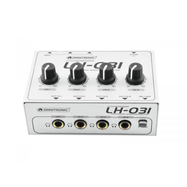 Omnitronic Amplificador de headphones LH-031