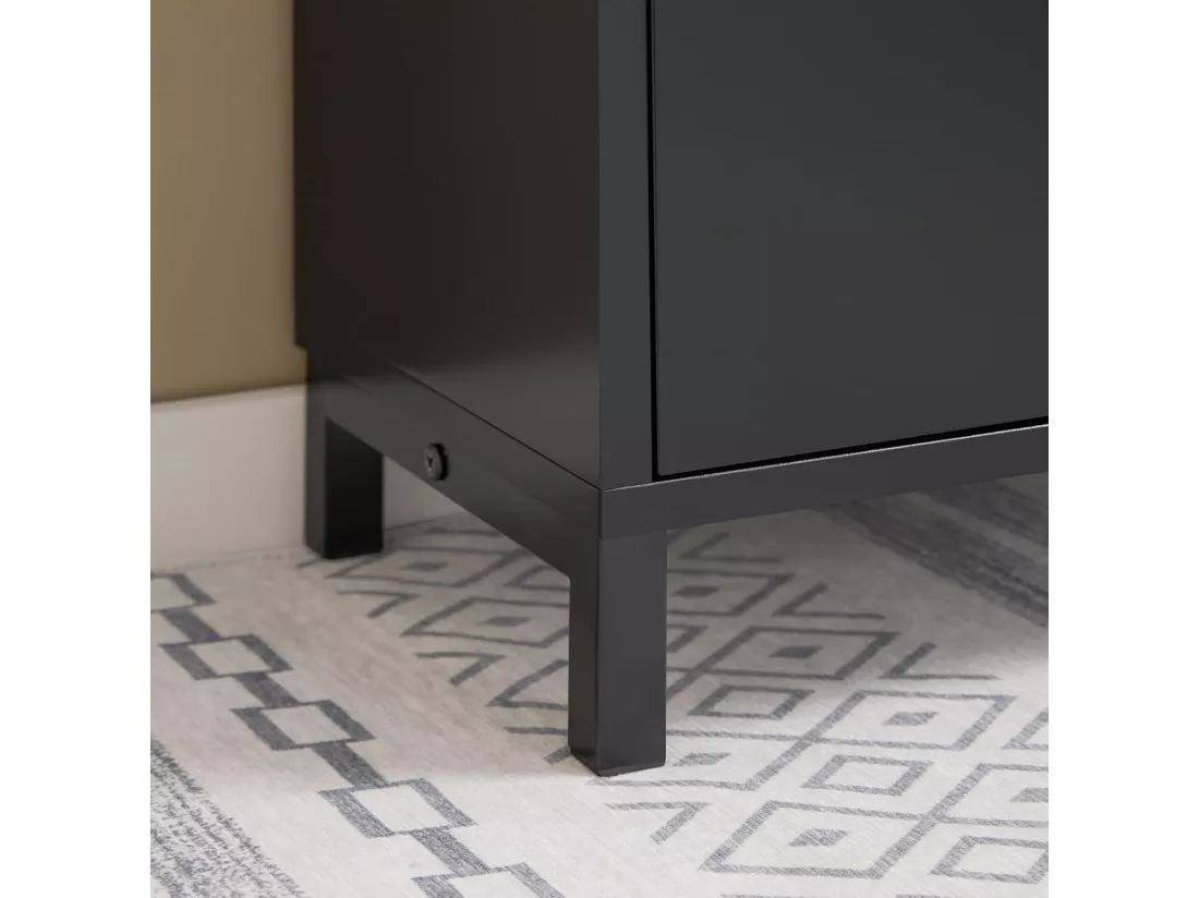 SoBuy Banc Chaussures, Rangement pour Chaussures, Armoire à Chaussures, Meuble d'entrée, Coffre avec 1 Abattants et 1 Coussin, Noir, L60xP24xH52 cm, FSR151-K-SCH