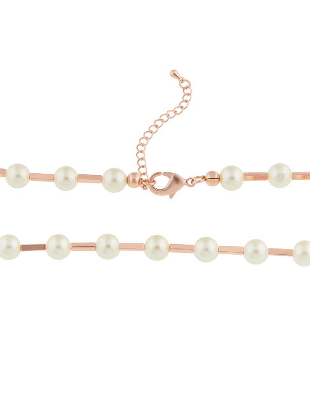 Armband & Collier, Muschelkernperlen & Hämatit