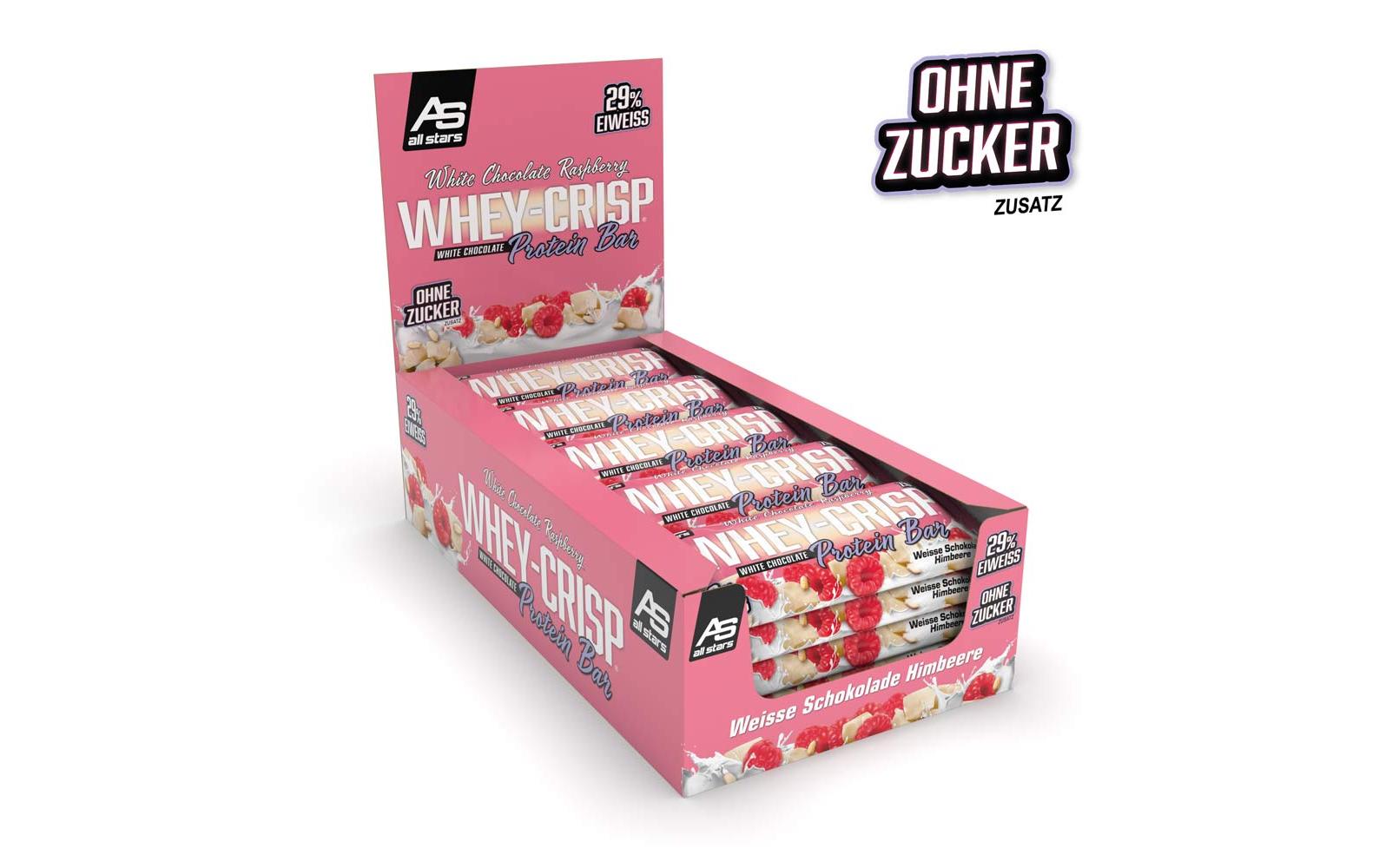 Riegel Whey Crisp Himbeere 50 gProtein Bars