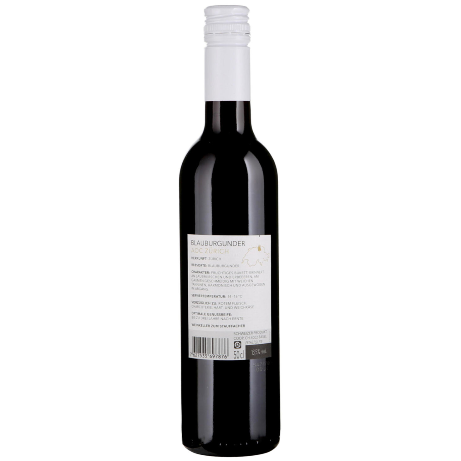 Zürich AOC Blauburgunder Weinkeller zum Stauffacher -50cl