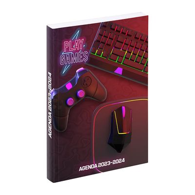 Agenda Gamer - 1 jour par page - 12 x 17 cm - 2 modèles disponibles - Viquel