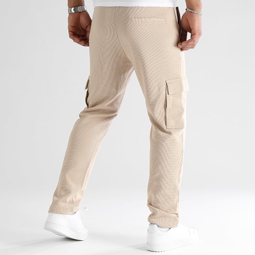 Pantalon Cargo Texturé Waffle Fit 3007 Beige