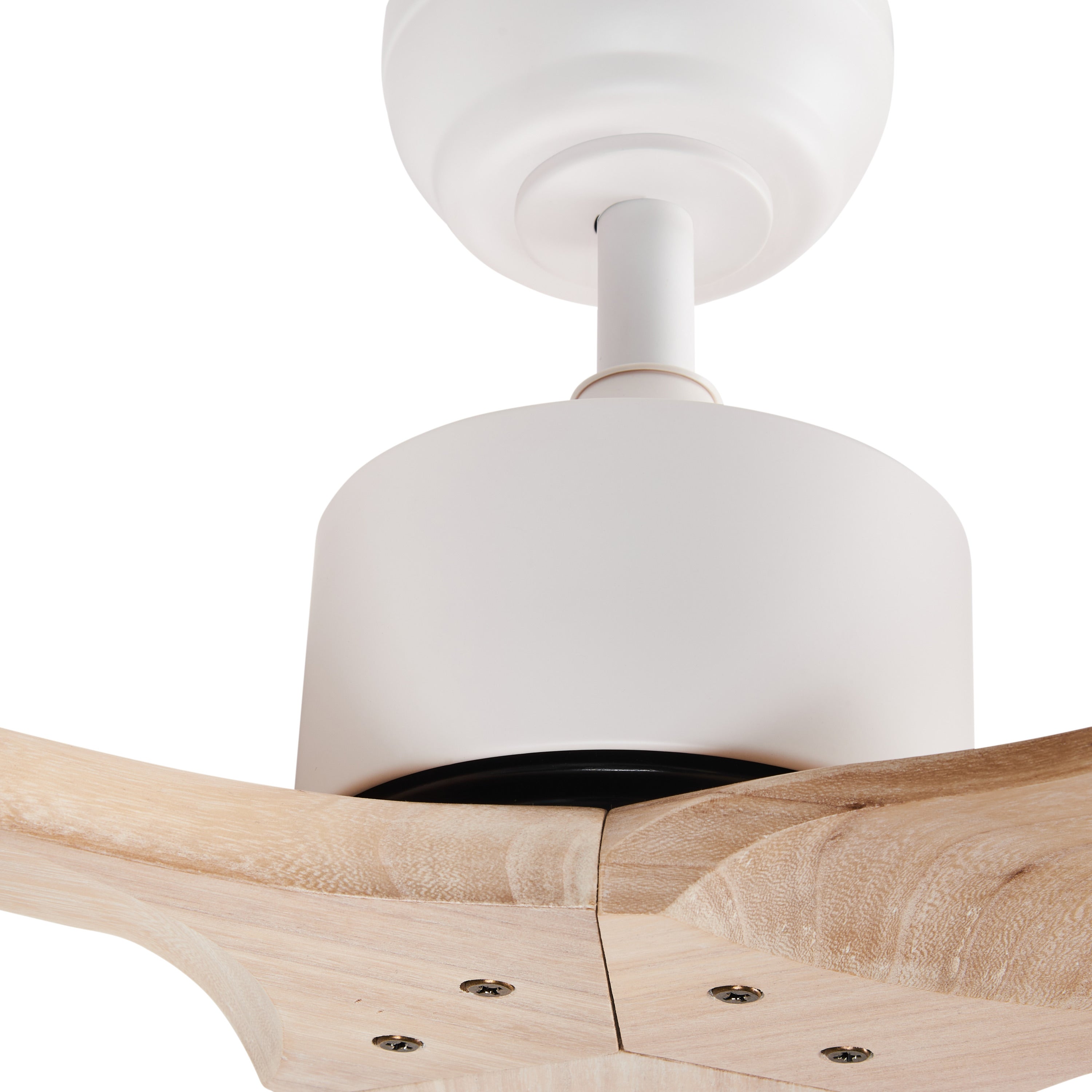Beliani - ARANI - Plafondventilator - Lichtbruin - Hout