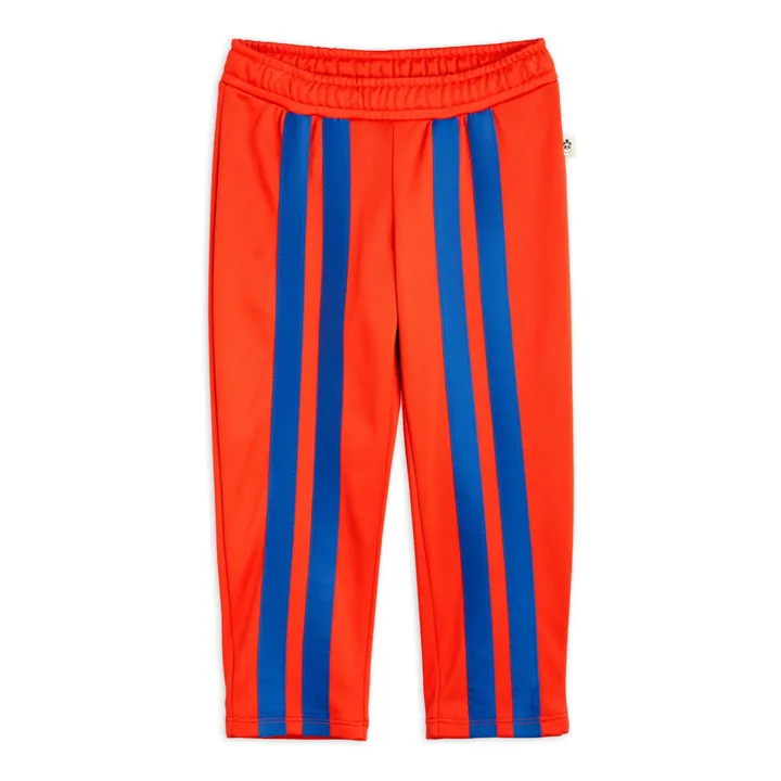 Mini Rodini Pantalon de Survêtement Polyester Recyclé | Rouge