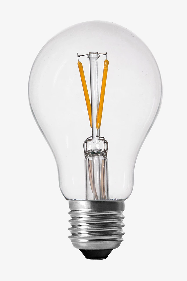 Bright LED-pære Filament Normal Clear 60 mm