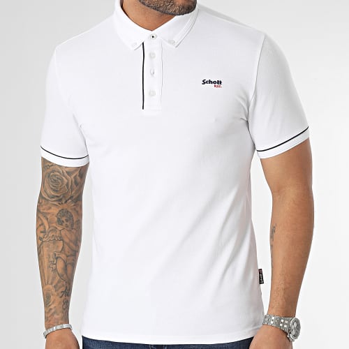 Polo Manches Courtes Byron Blanc