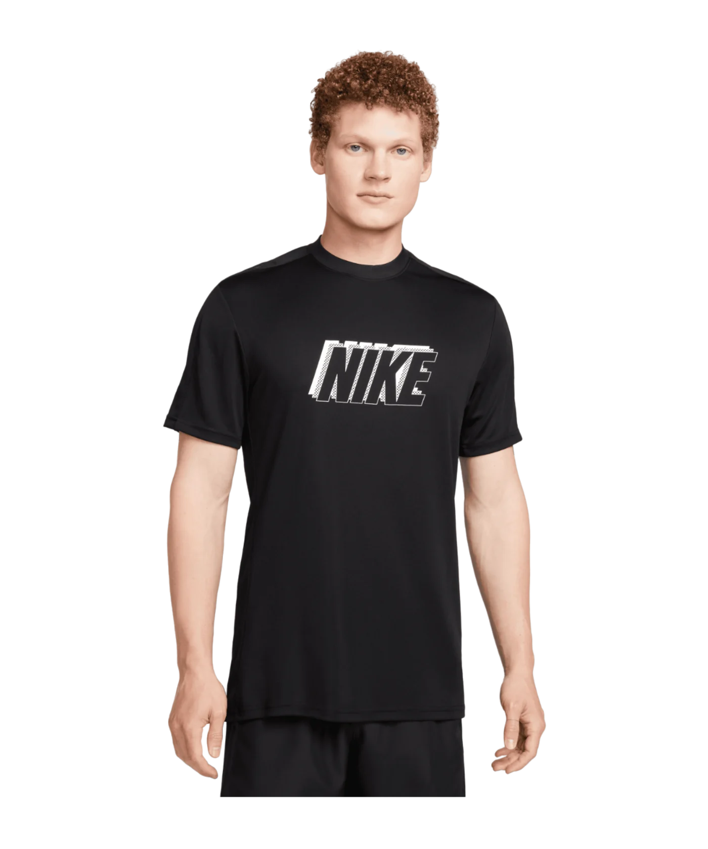 Nike Academy 3D Logo T-Shirt Schwarz Weiss F010