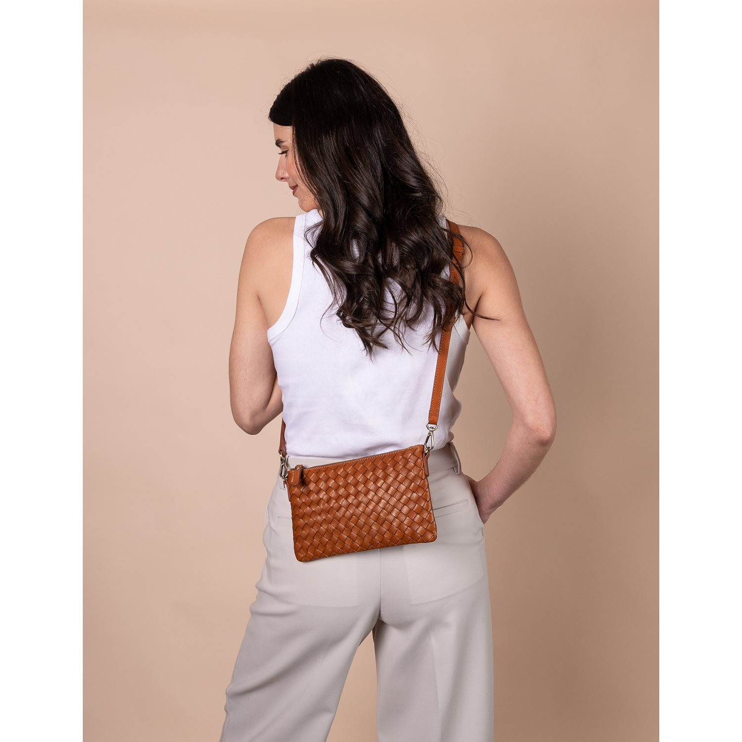 O My Bag Lexi Clutch cognav
