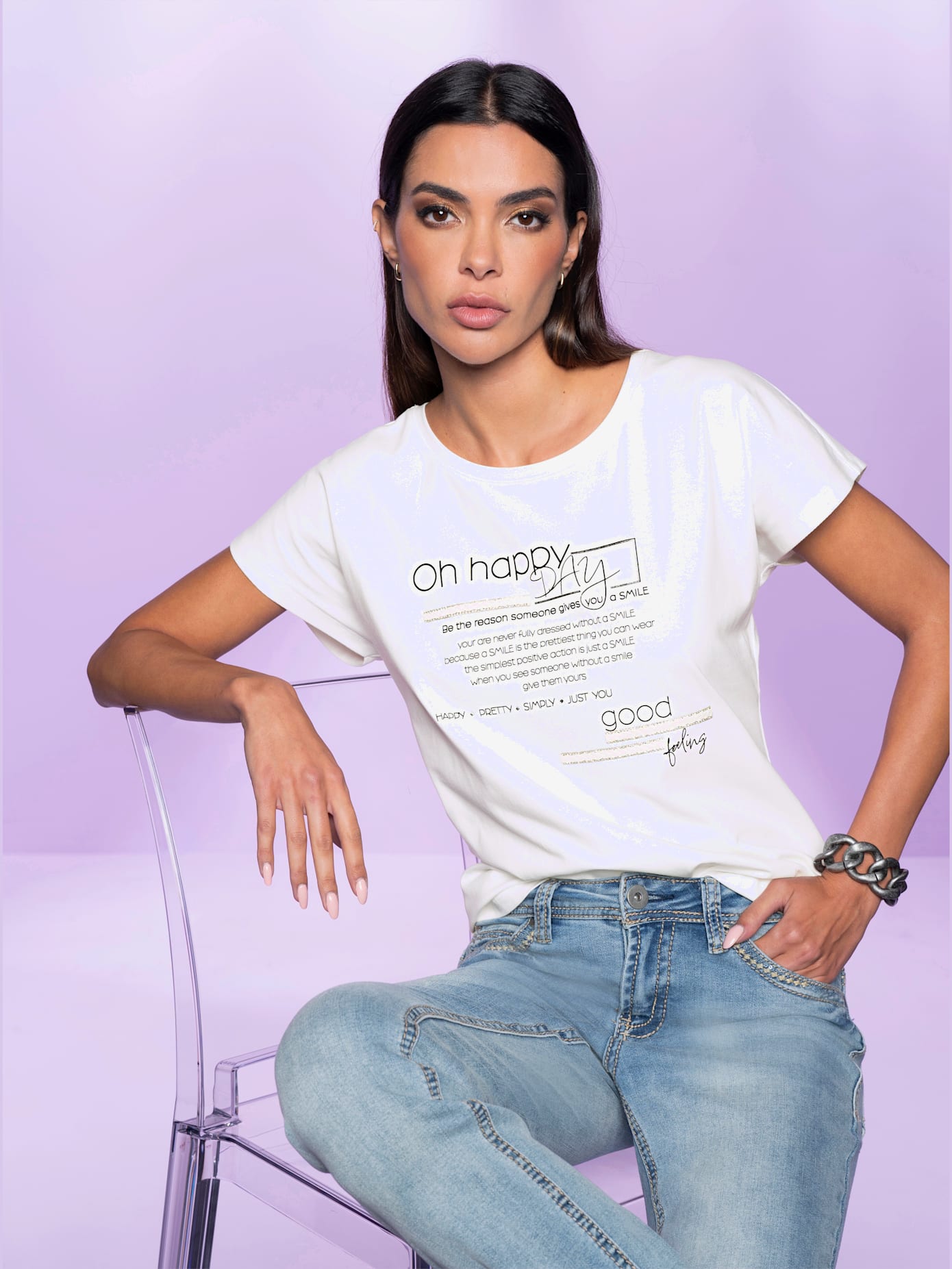 T-shirt inscription tendance