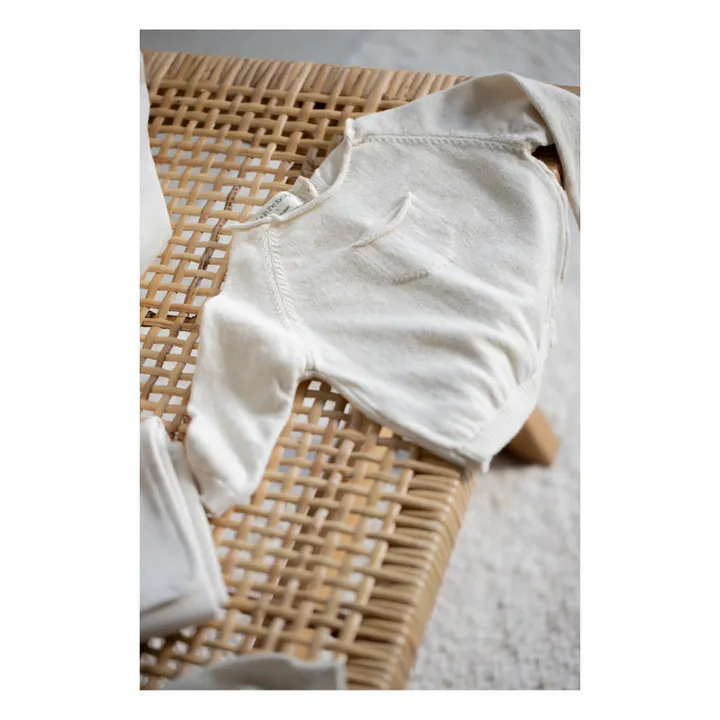 1+ in the family Pull Coton Bio Lenon | Ecru