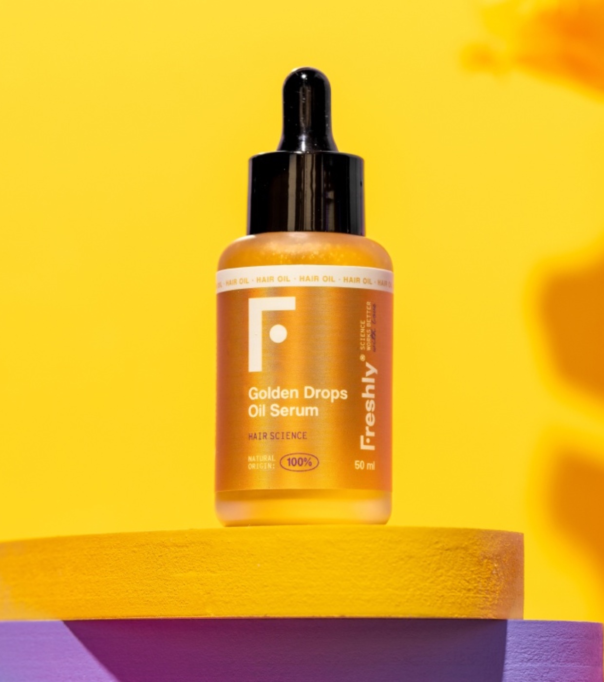 Freshly Cosmetics - Óleo capilar Golden Drops Oil Serum