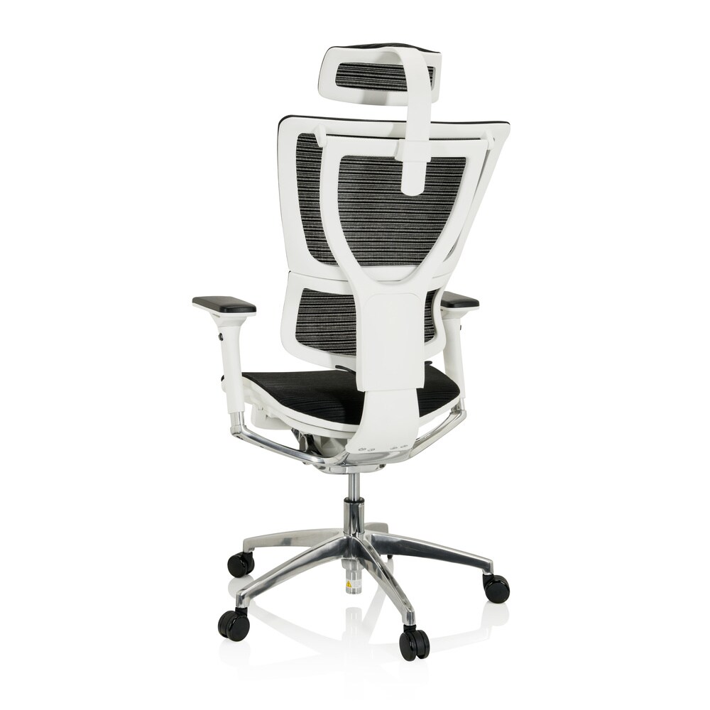 Luxus Chefsessel ERGOHUMAN SLIM Netzstoff mit Armlehnen (höhenverstellbar) hjh OFFICE