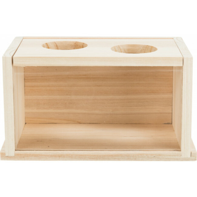 Jeu bac à sable à creuser en bois pour petits rongeurs Trixie