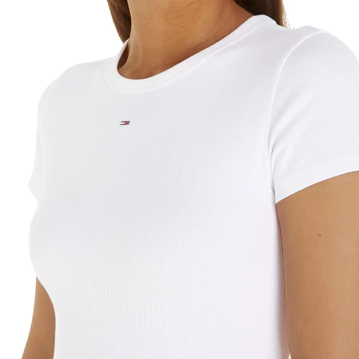 Tommy Hilfiger Essential Slim Rib-Knit Shirt Dames