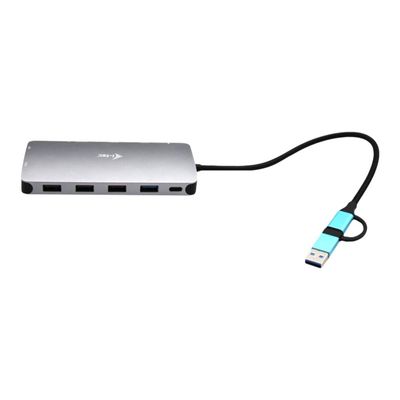 i-Tec Nano Dock - Station d'accueil - USB 3.0 / USB4 / Thunderbolt 4 - VGA, 2 x HDMI - GigE - Europe