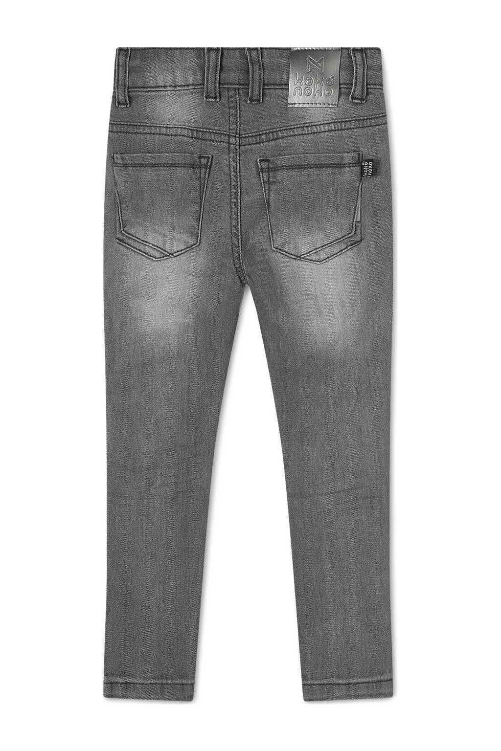 Koko Noko skinny jeans Nelly grijs stonewashed