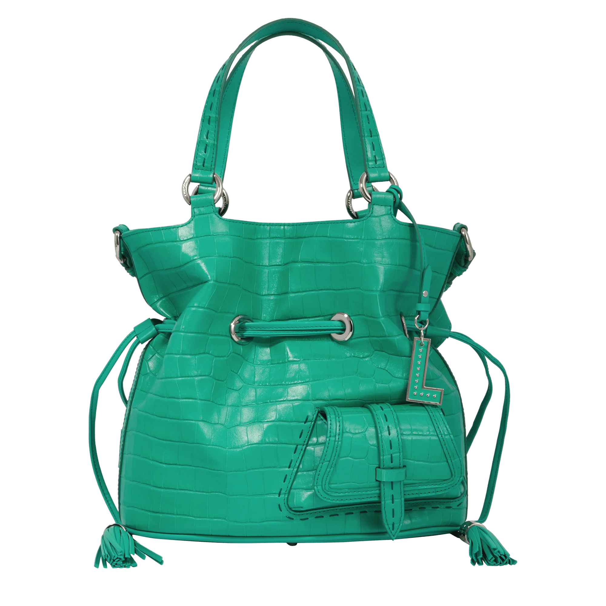 M bucket bag Premier Flirt de Lancel-Emeraude