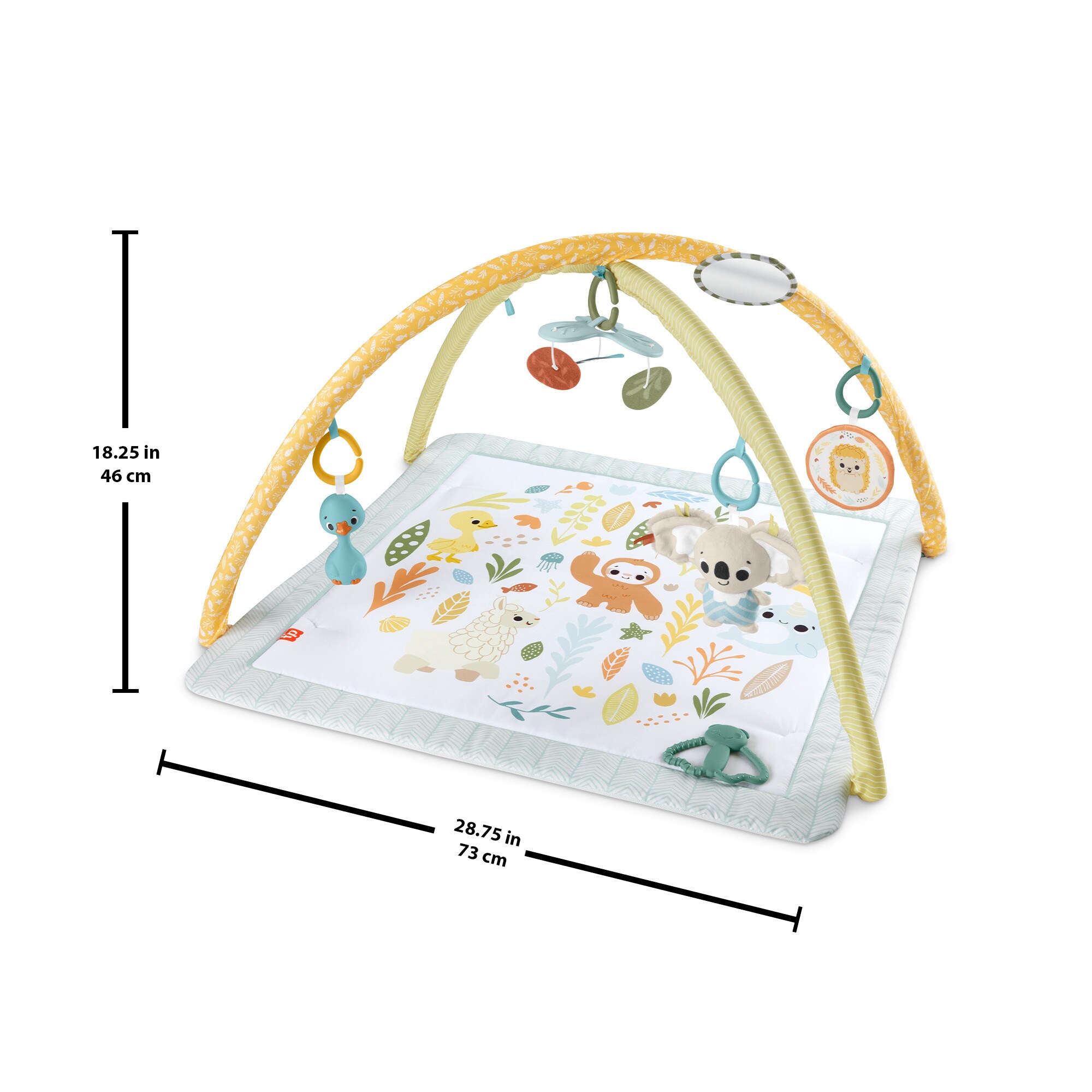 Mattel Spielbogen/Decke Simply Senses Newborn Gym (Sensimals '24)