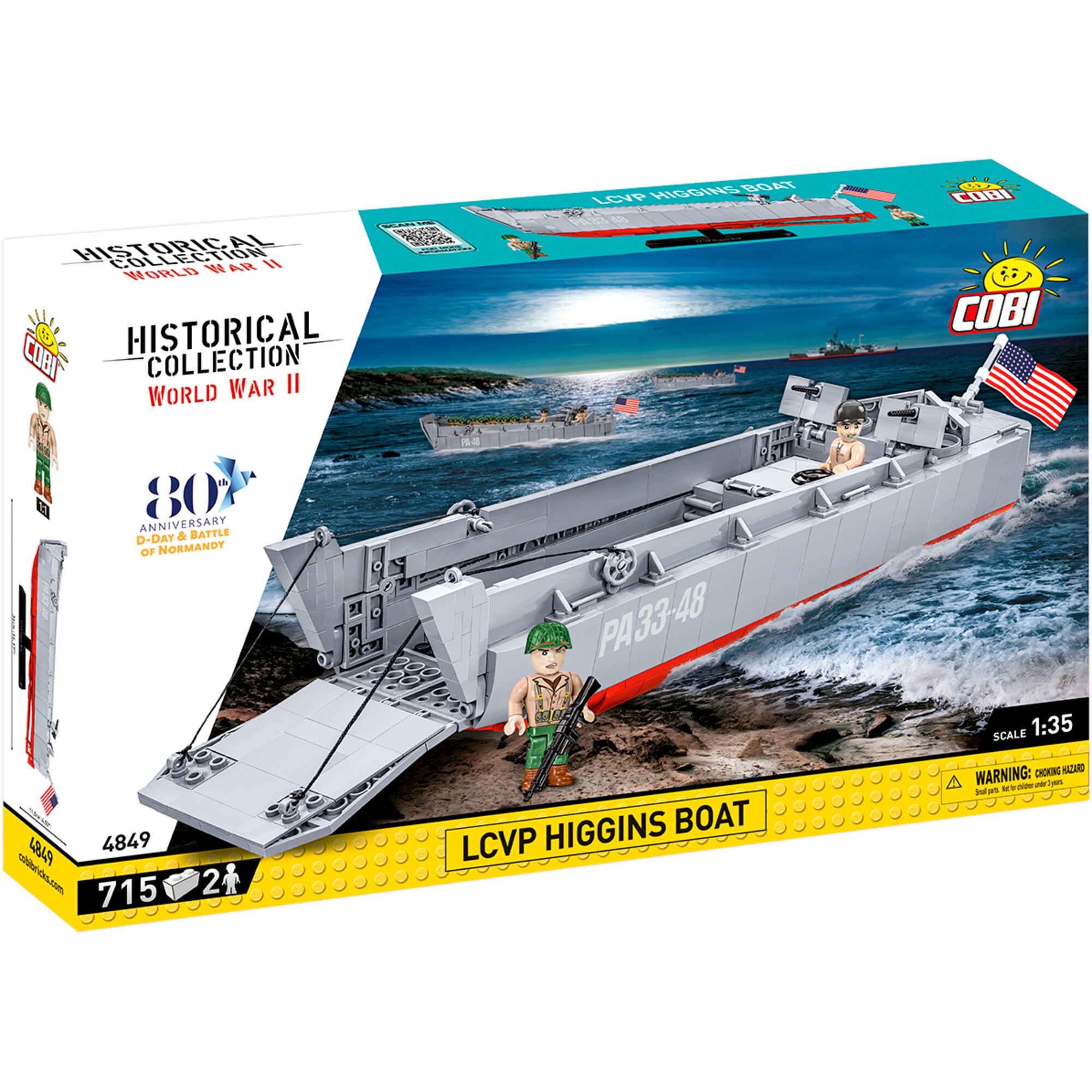 COBI Konstruktionsspielzeug LCVP Higgins Boat